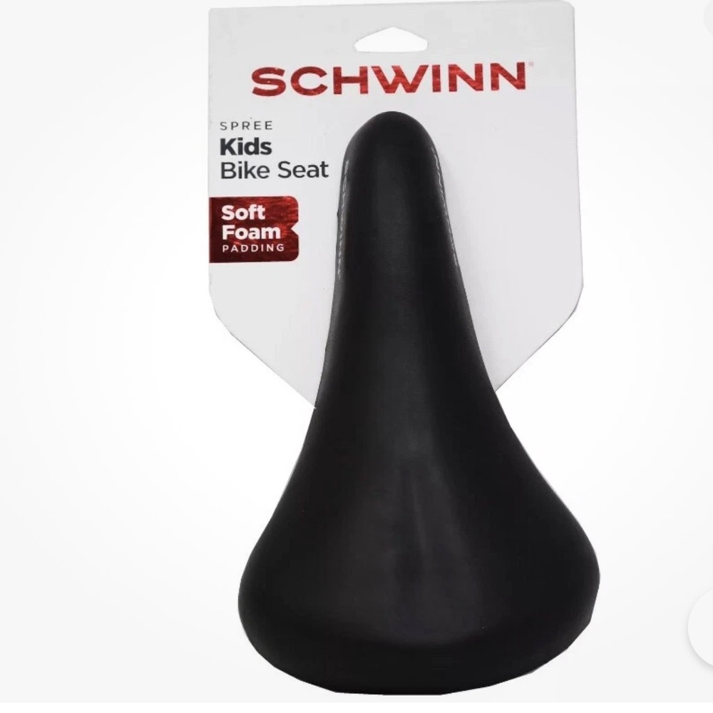 Schwinn NEW Kids Spree Bicycle Seat Soft Foam Padded Replacement Soft Bike Black